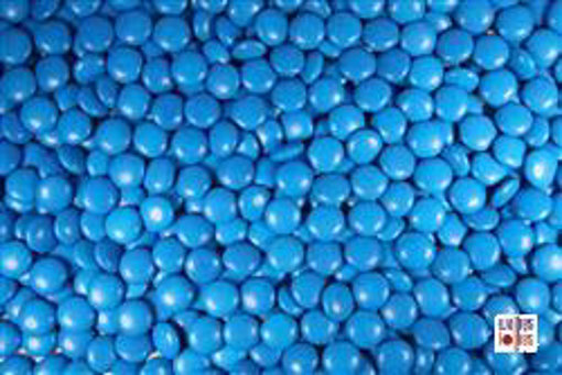 Choc Beans - Blue in 12kg carton