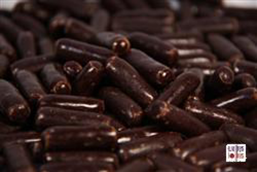 Dark Chocolate Licorice bullets in 1kg bag