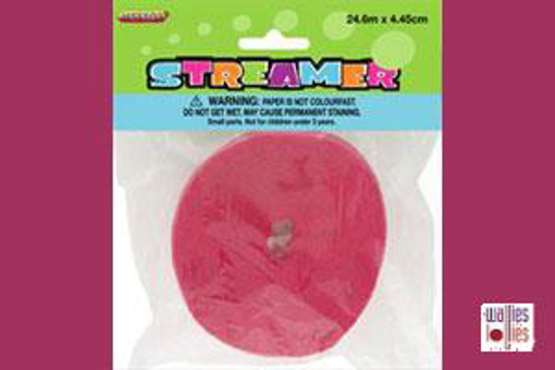 Dark Pink Streamer