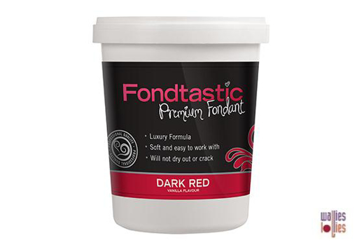 Fondtastic Fondant 2lb - Dark Red