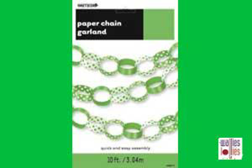 Green Spot Paper Chains