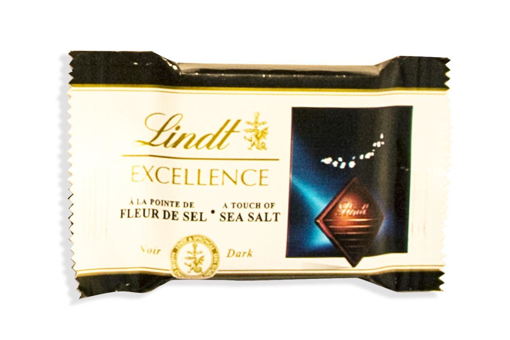 Lindt Excellence Sea Salt Dark Chocolates in 250g bag