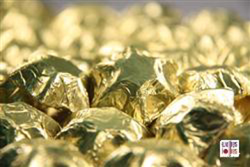Matt Gold Foiled Stars in 500g Bag