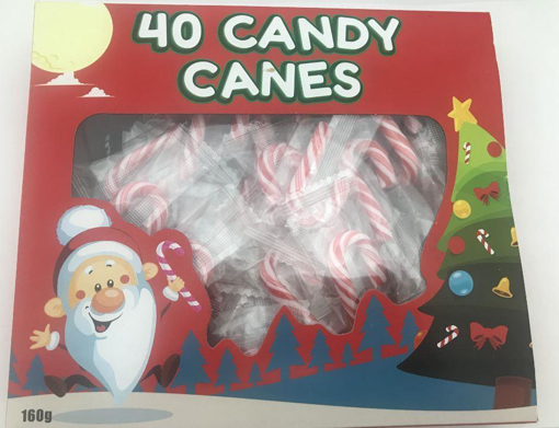 Mini Candy Canes - 40 pc