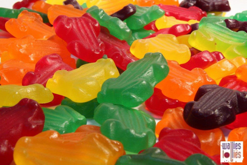 Mixed Fruity Frogs in 1kg bag