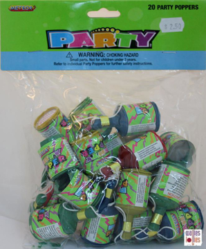 Party Poppers