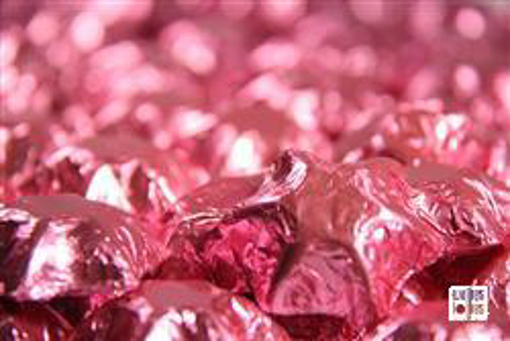 Pink Foiled Stars in 500g Bag