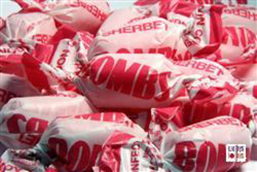 Pink Fruity Sherbert Bombs in 1kg bag