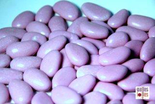 Purple Sugared Almonds in 1kg bag