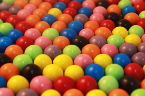Rainbow Choc Balls in 1kg bag