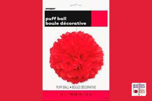 Red Large Puff Ball