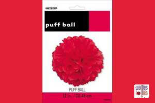 Red Small Puff Ball
