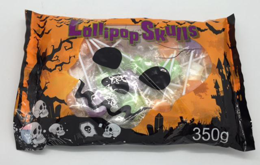 Skull Lollipop in 225g bag