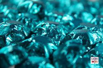 Teal Foiled Star in 500g Bag