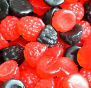 Picture of Gummy Blackberries & Raspberries in 1kg bag