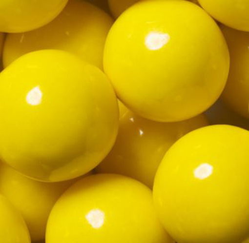 Picture of Gum Balls - Yellow in 1kg bag