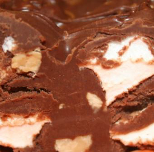 Picture of Creamy Peanut Butter Rocky Road