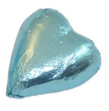Picture for category Ice Blue Foiled Hearts