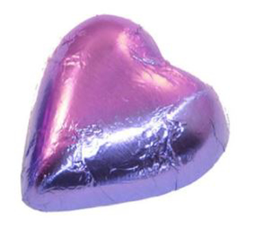 Picture for category Mauve Foiled Hearts