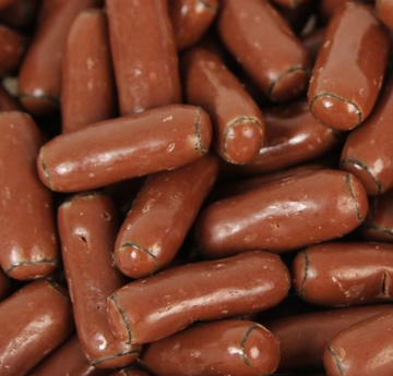 Picture of Bullets - Milk Chocolate Licorice in 1kg bag
