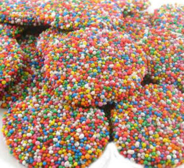 Picture of Giant Freckles - Milk Choc in 200g bag