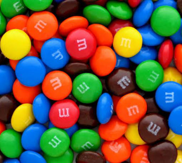 Picture of M&M's in 10kg carton