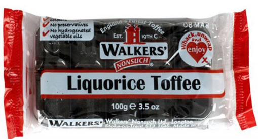 Picture of Walker's Liquorice Toffee Bar - 100g