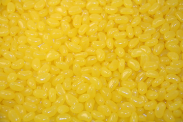 Picture of Yellow Jelly Beans Mini in 1kg bag