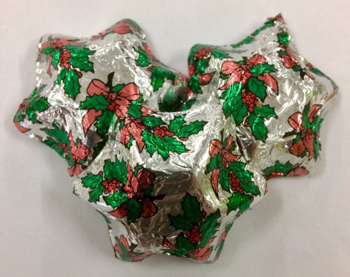 Picture of Silver Christmas Foiled Stars in 500g Bag (PRE-ORDER)