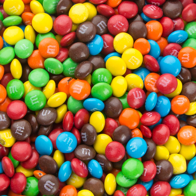 Mini M&M's in 1kg Bag. Wallies Lollies