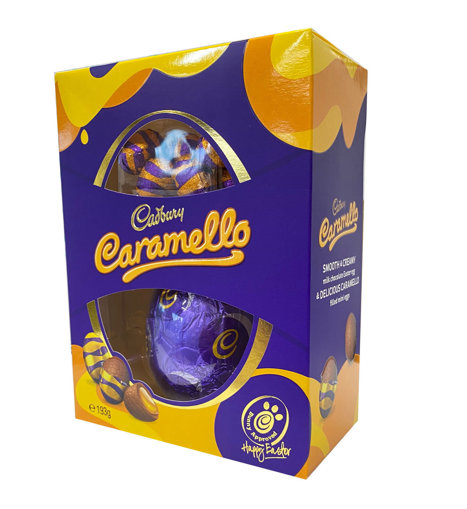 Picture of Cadbury Dairy Milk Egg with Caramello Mini Eggs 193g