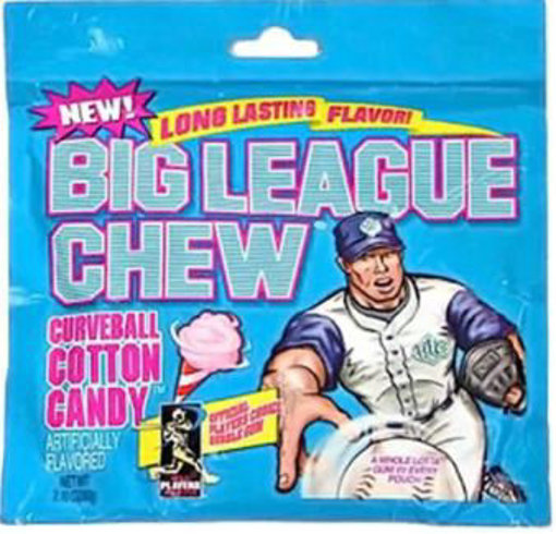 Picture of BIG LEAGUE CHEW - Cotton Candy Bubble Gum