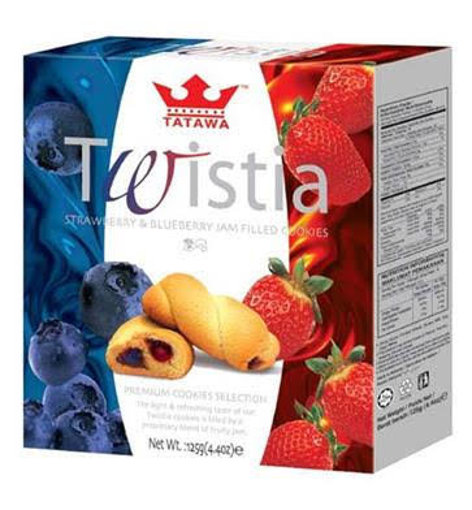 Picture of TWISTIA  Strawberry & Blueberry jam filled bars