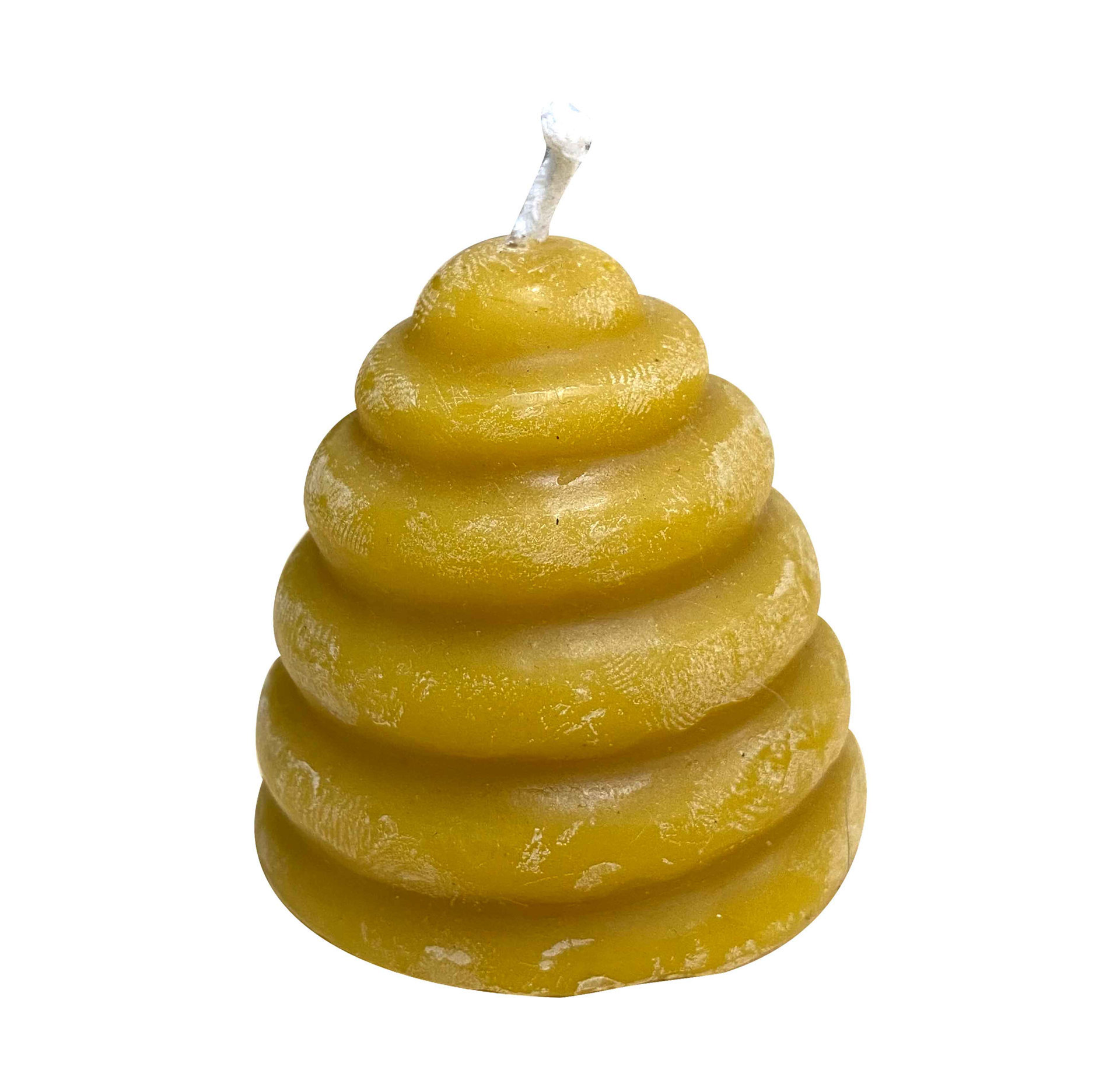 Small Beeswax Honey Candle. Wallies Lollies