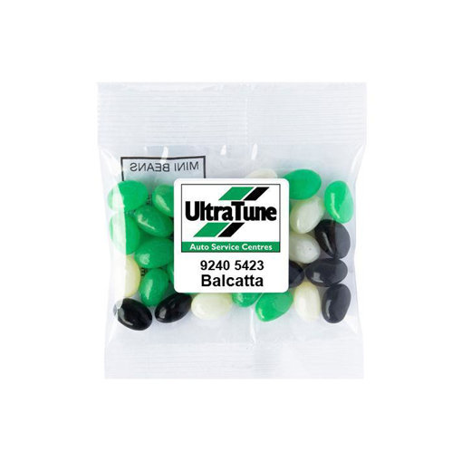 Ultratune 30g Corporate Jellybeans custom label $0.67 per bag