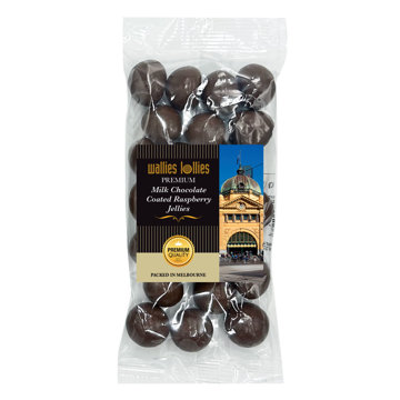 Picture of Milk Chocolate Coated Jelly Raspberries