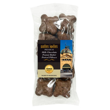 Picture of Milk Chocolate Peanut Butter Pretzel Pillows