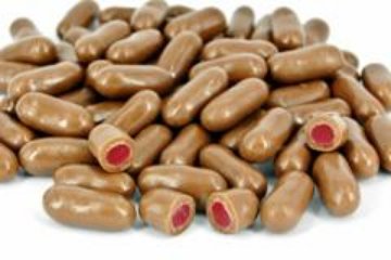Picture of Premium Milk Chocolate Raspberry Bullets in 8kg Box